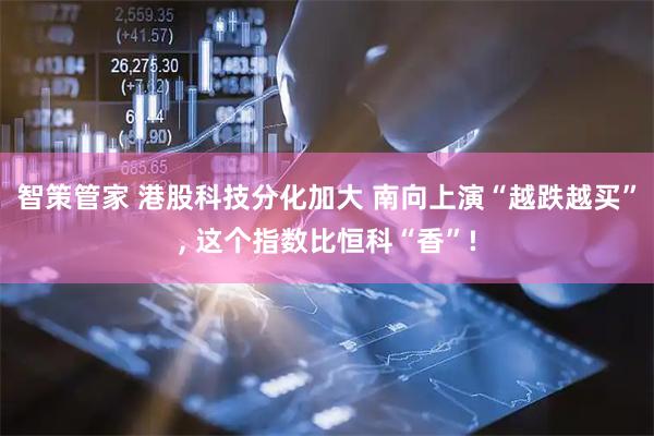 智策管家 港股科技分化加大 南向上演“越跌越买”, 这个指数比恒科“香”!