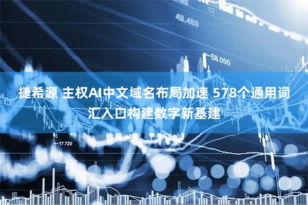 捷希源 主权AI中文域名布局加速 578个通用词汇入口构建数字新基建