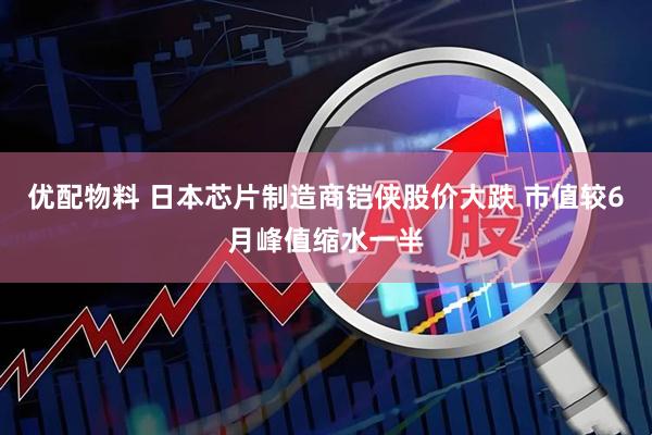 优配物料 日本芯片制造商铠侠股价大跌 市值较6月峰值缩水一半